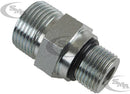 5/8 MALE OFS X 1/2 MALE O-RING BOSS - STRAIGHT THREAD CONNECTOR - STEEL