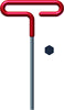 CUSHION GRIP 5/16" HEX-T KEY, 6" ARM