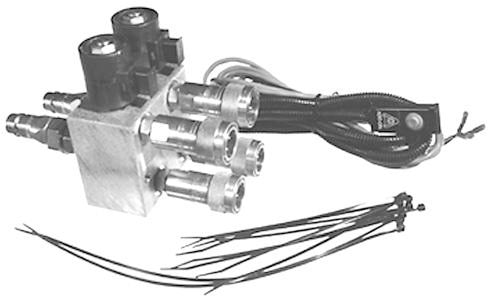 TWO CIRCUIT HYDRAULIC MULTIPLIER WITH COMMAND CONTROL AND ISO COUPLERS