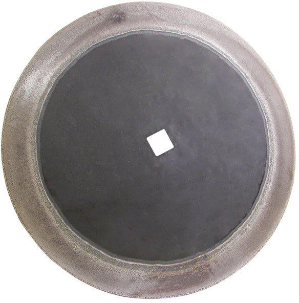 26 INCH X 1/4 INCH SMOOTH WEAR TUFF DISC BLADE WITH 1-1/2 INCH SQUARE AXLE