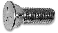 PLOW BOLT 1/2 INCH X 1-1/2 INCH ZINC