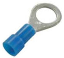 RING TERMINAL INSULATED BLUE 16-14AWG 3/8" 14PK