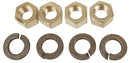 BRASS NUT & WASHER KIT FOR INTAKE & EXHAUST MANIFOLD. TRACTORS: 9N, 2N, 8N {1939-1952}