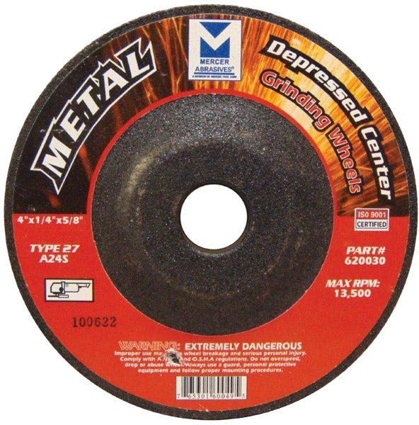 GRINDING WHEEL 4" X 1/4" X 5/8" FOR ANGLE GRINDER