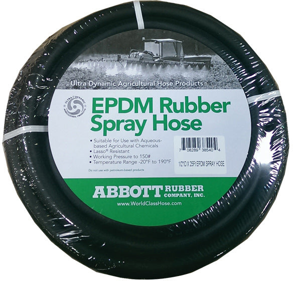 SPRAY HOSE 3/4" X 25 FEET ROLL, 150 PSI WORKING PRESSURE FOR MOST SPRAYER APPLICATIONS