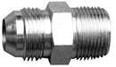 1/2 MALE JIC X 1/4 MALE PIPE - MALE CONNECTOR - STEEL