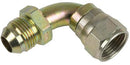 5/8 MALE JIC X 5/8 FEMALE JIC SWIVEL 90&DEG; - SWIVEL NUT BENT TUBE - STEEL