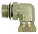 1/2 MALE O-RING BOSS X 3/8 FEMALE PIPE SWIVEL 90&DEG; - NPSM ELBOW - STEEL