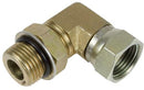 5/8 MALE O-RING BOSS X 1/2 FEMALE PIPE SWIVEL 45&DEG; - NPSM ELBOW - STEEL