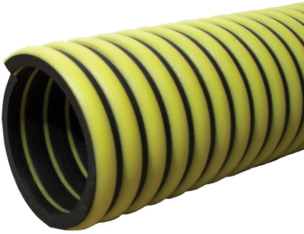 2" YELLOW / BLACK SPRIAL EPDM SUCTION HOSE - 300 SERIES