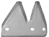 RIGHT HAND END SECTION FOR TOP SERRATED RIGHT HAND  CHROME PLATE - REPLACES 1481200C1 / 86617760 PLATED    BOX 10   612-140