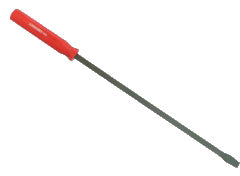 31 INCH SCREWDRIVER-TYPE PRY BAR WITH CURVED BLADE