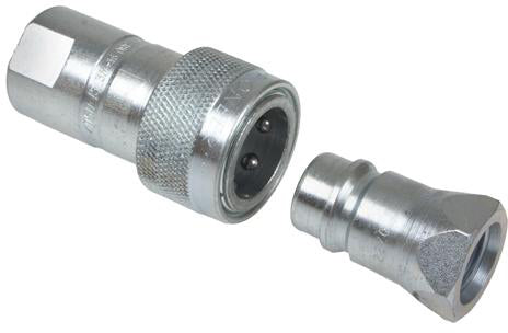 4000 SERIES QUICK COUPLER WITH TIP - 1/2" BODY x 3/4-16" ORB THREAD