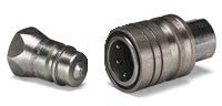 4200 SERIES PUSH TO CONNECT QUICK COUPLER WITH TIP - POPPET VALVE - 3/8" BODY x 3/8" NPT