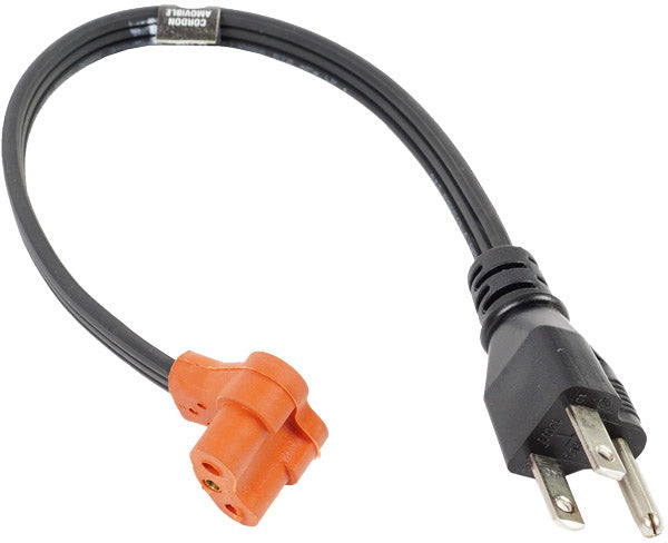 REPLACEMENT CORD FOR ENGINE BLOCK HEATER 19841A91. CORD LENGTH 12" WITH SILICONE CONNECTOR