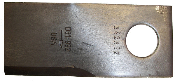 DISC MOWER DRUM KNIFE FOR BUSH HOG - LEFT HAND REPLACES 00787167 - 9° TWIST