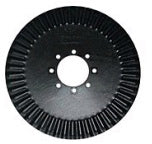 20 INCH X 4.5 MM FLUTED COULTER WITH 8 HOLES ON 5 AND 5-1/4 INCH CIRCLE