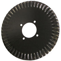 17 INCH X 4.5 MM RIPPLE COULTER WITH 8 HOLES ON 5 AND 5-1/4 INCH CIRCLE