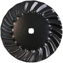 22 INCH X 6.5 MM VERTICAL TILL BLADE WITH 1-1/2 SQ X 1-3/4 RND AXLE