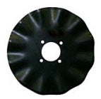 20 INCH X 4.5 MM 8 WAVE COULTER WITH 4 HOLES ON 5-1/4 INCH CIRCLE