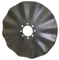 20 INCH X 5 MM 13 WAVE COULTER WITH 8 HOLES ON 5 AND 5-1/4 INCH CIRCLE