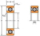 BALL BEARING SEALED