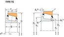 INNER BEARING CUP. FOR MODELS: 4520, 4620, 4630, 4640, 4840, 5020 AND 6030