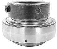 INSERT BEARING WITH LOCK COLLAR - 1-1/4" BORE  -WIDE INNER RING - GREASABLE