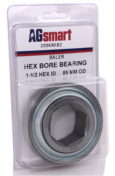 AGSMART 1-1/2 INCH HEX BORE BEARING - REPLACES AE40895 FOR JOHN DEERE BALER