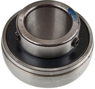 INSERT BEARING WITH SET SCREW - 1-1/8" BORE  -WIDE INNER RING - GREASABLE
