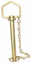 7/8 INCH X 6-1/4 INCH SWIVEL HANDLE HITCH PIN WITH CHAIN