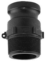 AGSMART F SERIES 1-1/2" POLY MALE ADAPTER X MALE PIPE THREAD
