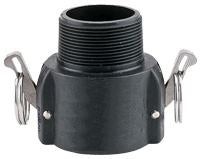 AGSMART B SERIES 2" POLY FEMALE COUPLER X MALE PIPE THREAD
