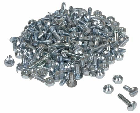 STANDARD ASSORTMENT SECTION BOLTS & LOCK NUTS -  86 PCS - FOR 12' NEW HOLLAND MOWER KNIVES