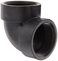 3 INCH X 3 INCH FNPT X FNPT  POLY ELBOW - 90