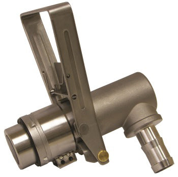 STAINLESS STEEL RSV / RPV DISPENSER COUPLER WITH 3/4" BARB