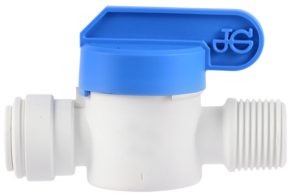 Shut-Off Valve, 1/4 x 1/4 Male NPTF