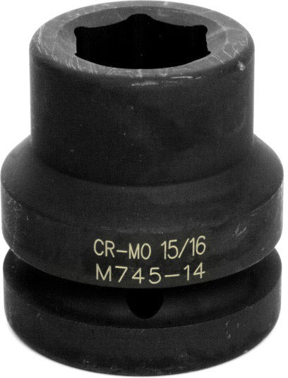 15/16 INCH X 6 POINT STADARD IMPACT SOCKET - 1 INCH DRIVE