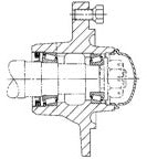 6 BOLT 2760 LB. CAP. HUB WITH CUPS W809