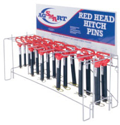 RED HEAD HITCH PIN COUNTER DISPLAY