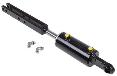 HYDRAULIC SIDE LINK - 3" BORE X 4" STROKE - CLEVIS x ROD END BALL   3/4" BALL I.D.