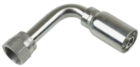 3/4 INCH HOSE X 1-1/16 INCH - 12 JIC FEMALE ELBOW - 90 SWIVEL