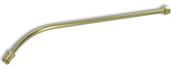 TEEJET 36 INCH CURVED BRASS WAND EXTENSION - FIXED BODY