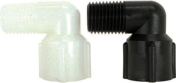 3/4 INCH X 3/4 INCH MNPT X FNPT  POLY STREET ELBOW - 90