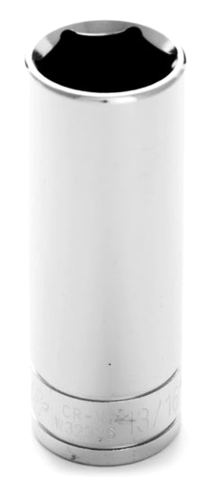 13/16 INCH X 6 POINT DEEP WELL IMPACT SOCKET - 1/2 INCH DRIVE