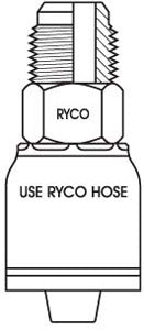 SAE MALE WITH 7/8 INCH THREAD FOR 3/8 INCH HOSE