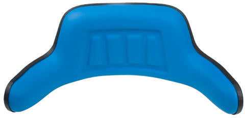 BLUE VINYL CUSHION WITH WRAP AROUND ARMREST. REPLACEMENT ARMREST FOR SEAT TS1060, TS1060AT