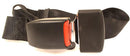 BLACK SEATBELT SET. UNIVERSAL 2 POINT STATIC ADJUSTABLE. FITS SEVERAL SEAT STYLES